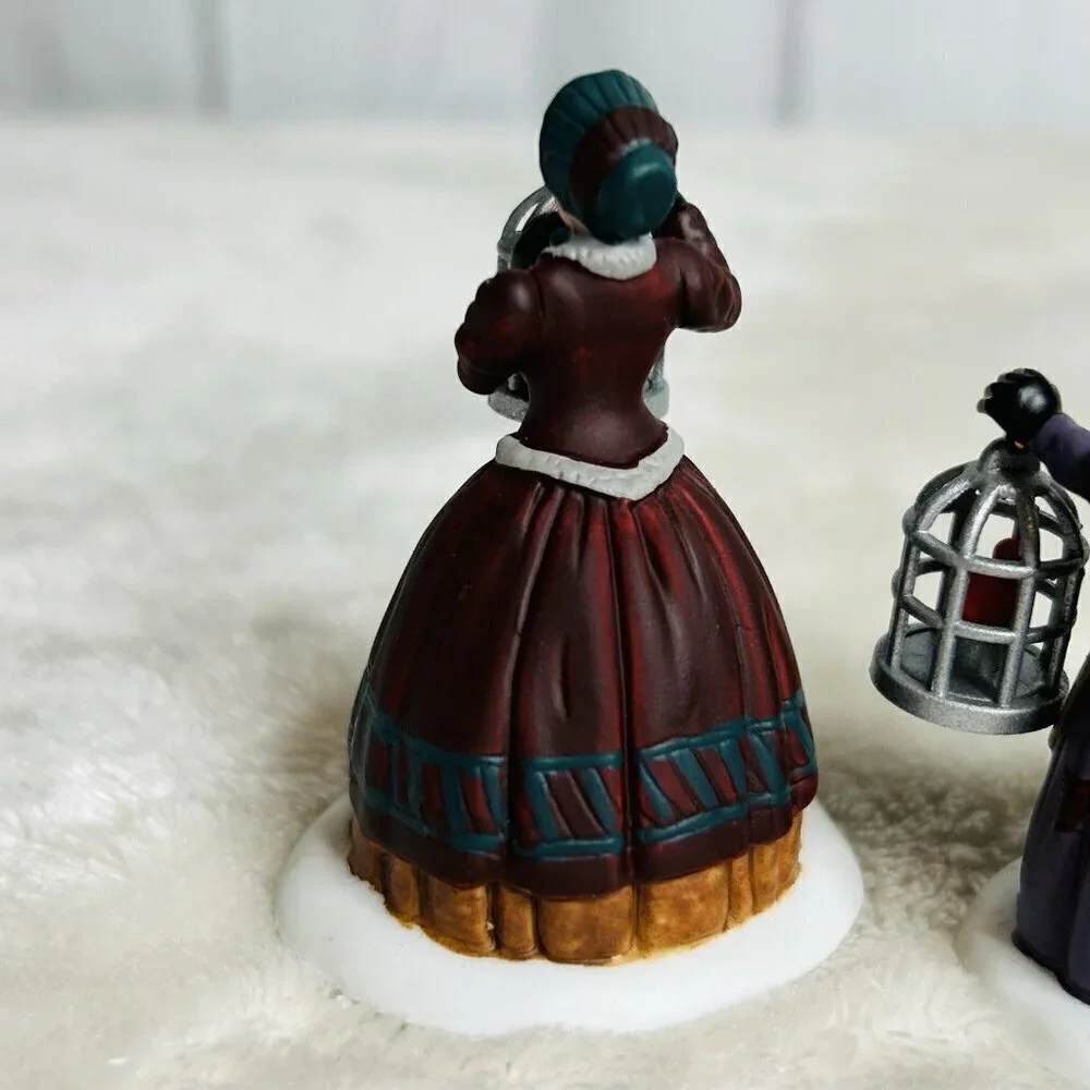 Department 56 Heritage Village The Bird Seller 58033 Set of 3 Retired NEW